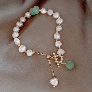 Bohemia Baroque Pearl Bracelet for Women Wedding Jewelry