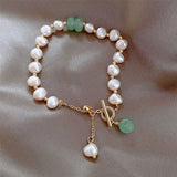 Bohemia Baroque Pearl Bracelet for Women Wedding Jewelry