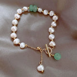Bohemia Baroque Pearl Bracelet for Women Wedding Jewelry