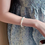 Bohemia Baroque Pearl Bracelet for Women Wedding Jewelry