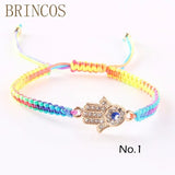 Bohemia Bracelets Women Red String With Evil Eye Charm Bracelets