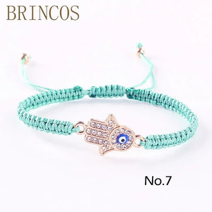Bohemia Bracelets Women Red String With Evil Eye Charm Bracelets