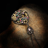 Bohemia Butterfly Pendant Necklace Ethnic Style Zircon Chokers