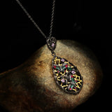 Bohemia Butterfly Pendant Necklace Ethnic Style Zircon Chokers