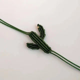 Boho Cactus Plant Bracelet for Girls Jewelry