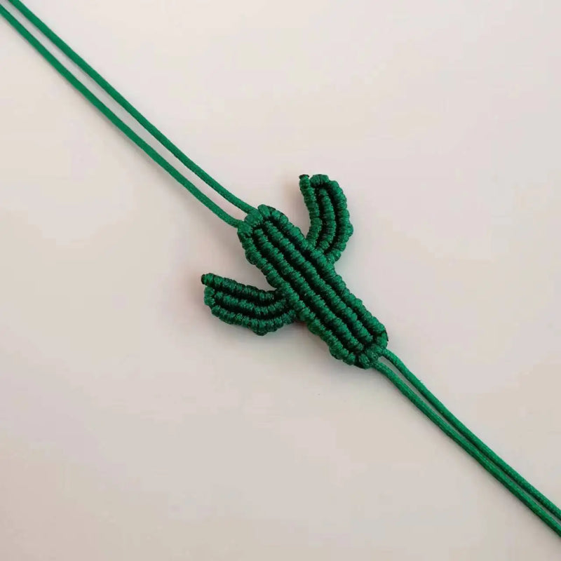 Boho Cactus Plant Bracelet for Girls Jewelry
