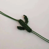 Boho Cactus Plant Bracelet for Girls Jewelry
