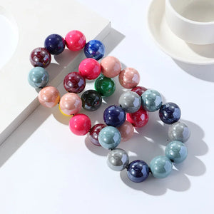 Bohemia Charm Beaded Bracelet Colorful Beads Strand Chain Bracelets