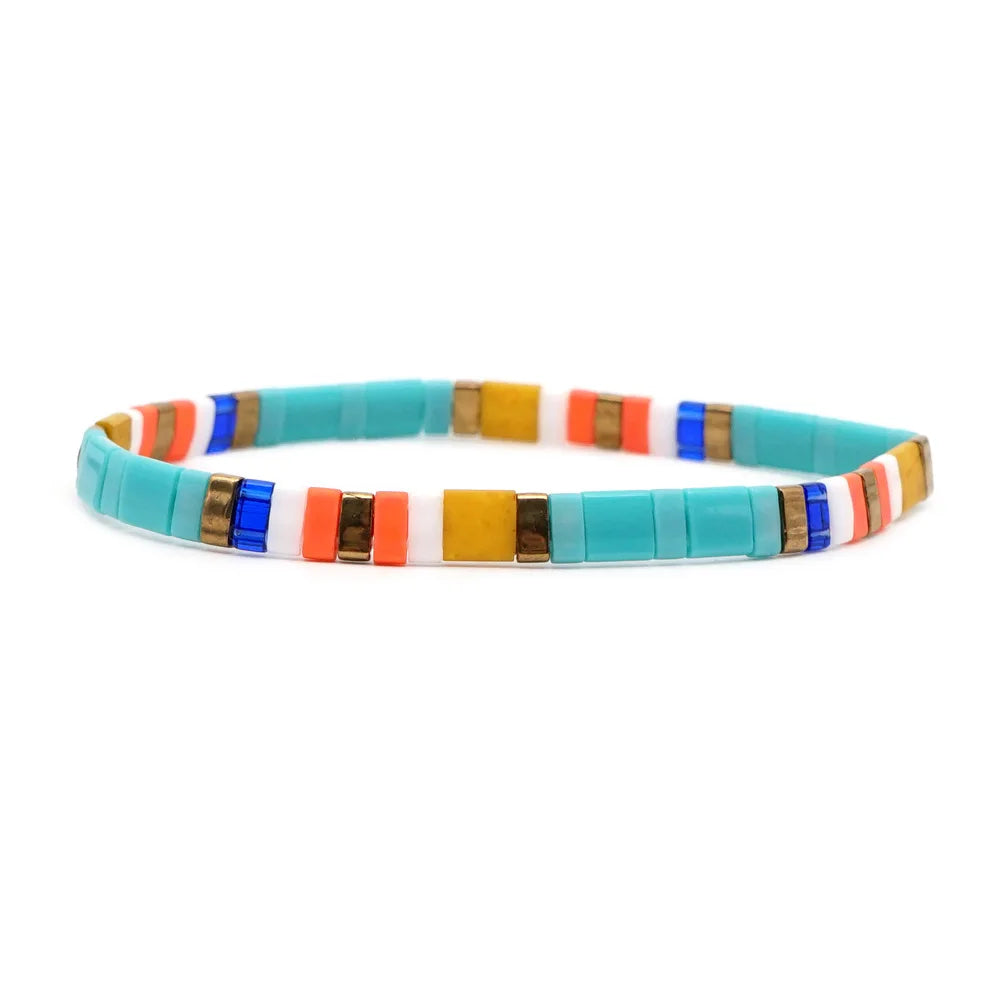 Bohemia Beads Bracelet for Women Girls Elastic Bracelets