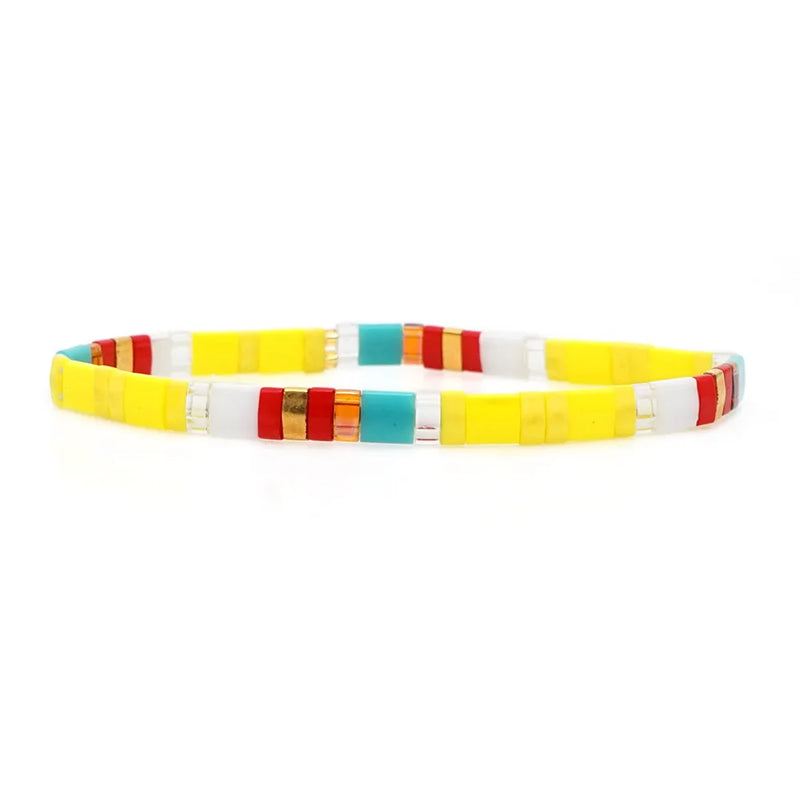 Bohemia Beads Bracelet for Women Girls Elastic Bracelets