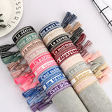 Bohemia Embroidery French Letter Bracelet With Tassel