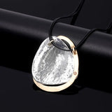 Bohemia Double Layer Triangle Circle Pendant Necklaces Punk Jewelry