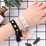 Bohemia Embroidery Letters Woven Tassel Bracelet Retro Jewel