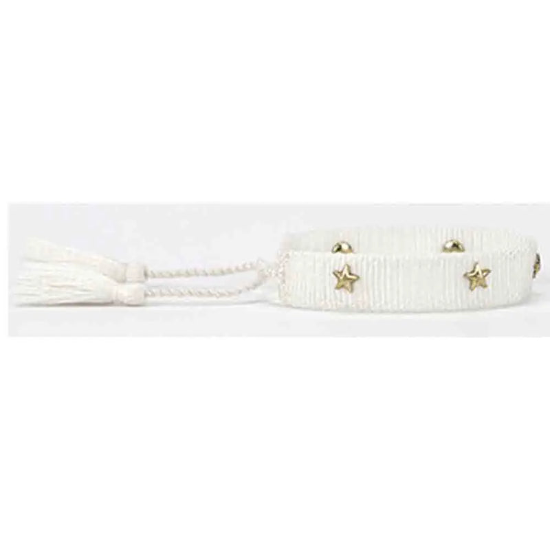 Bohemia Embroidery Woven Tassel Bracelets for Women Adjustable Rope