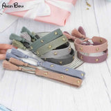 Bohemia Embroidery Woven Tassel Bracelets for Women Adjustable Rope