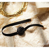 Bohemia Flower Choker Necklace Velvet-Rose Charm Jewelry Gift