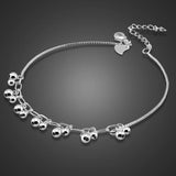 Bohemia Foot Beach Anklets 925 Sterling Silver Anklet Bracelet