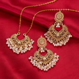 Bohemia Peach Heart Pendant Set Vintage Tassel Jewelry