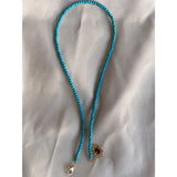 Bohemia Turquoise Beaded Necklace for Women - Hand-made Nature Stone Jewelry