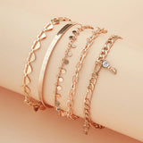 Bohemia Layered Foot Chain Anklet Set Women Beach Anklet Jewelry