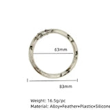 Bohemia Leopard Feather Bangle Bracelet for Women