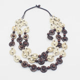 Bohemia Multi-Layer Wood Bead Coconut Shell Necklace