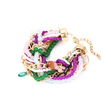 Bohemia Multi-layer Winding Charm Bracelet Hand Knitted Twist Jewelry
