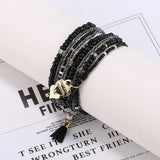 Bohemia Multilayer Double Love Heart Bracelet & Bangle For Women