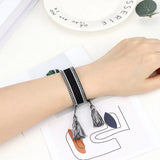 Bohemia National Style Weave Tassel Bracelet For Women