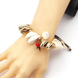 Boho Cowrie Shell Bracelet for Women Beach Jewelry
