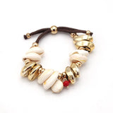 Boho Cowrie Shell Bracelet for Women Beach Jewelry