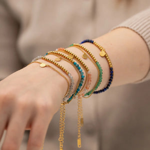 Bohemia Stone Bracelet Double Layer Ladies Beads Jewelry Gift