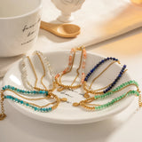 Bohemia Stone Bracelet Double Layer Ladies Beads Jewelry Gift