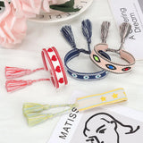 Bohemia Weave Tassel Bracelet Lucky Eye Heart Star Graphic Jewelry