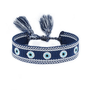 Bohemia Weave Tassel Bracelet Lucky Eye Heart Star Graphic Jewelry