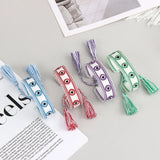 Bohemia Weave Tassel Bracelet Lucky Eye Heart Star Graphic Jewelry