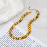 Bohemia Popcorn Shape Necklace Bracelet Set