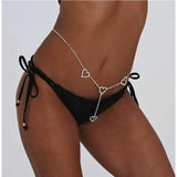 Bohemia Rhinestone Waist Chain Crystal Body Jewelry for Women