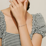 Bohemia Style Charm Chain Bracelet 925 Silver