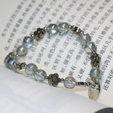 Bohemia Style Women Beaded Bracelet Crystal Round Beads Fish Flower Jewelry