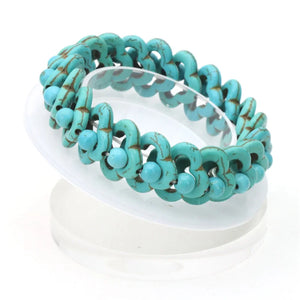 Bohemia Style Turquoise Charm Bracelet Natural Stone Jewelry Gift