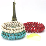 Bohemia Style Turquoise Charm Bracelet Natural Stone Jewelry Gift
