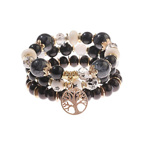 Bohemia Summer Tree Of Life Pendents Bracelet Femme