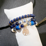 Bohemia Summer Tree Of Life Pendents Bracelet Femme