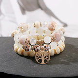 Bohemia Summer Tree Of Life Pendents Bracelet Femme