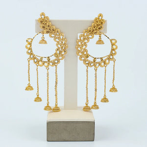 Bohemia Tassel Earrings Italian Plated Twist Hoop Earrings for Women