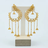 Bohemia Tassel Earrings Italian Plated Twist Hoop Earrings for Women