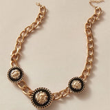 Bohemia Lion's Head Necklace Golden Chain Trending Jewelry