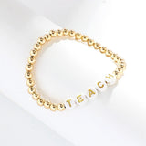 Bohemia Women Bracelet Acrylic Letter Breslet for Girls Jewelry