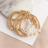 Bohemia Women Bracelet Acrylic Letter Breslet for Girls Jewelry
